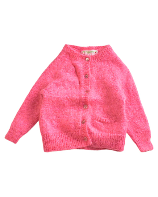 A Pink Cardigans from Bonpoint in size 4T for girl. (Front View)