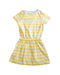 A Yellow Short Sleeve Dresses from Polo Ralph Lauren in size 4T for girl. (Back View)