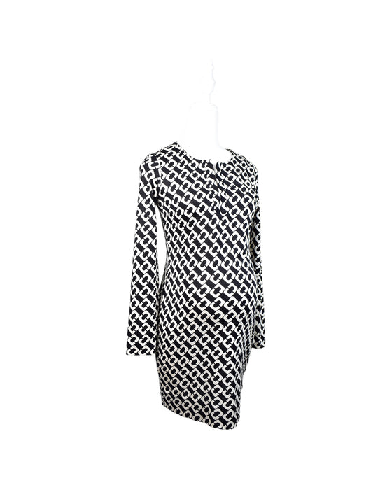 A Black Long Sleeve Dresses from Diane von Furstenberg Maternity Label in size XS for maternity. (Front View)