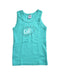 A Green Sleeveless Tops from Petit Bateau in size 6T for boy. (Front View)