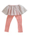 A Pink Leggings from Petit Bateau in size 18-24M for girl. (Back View)