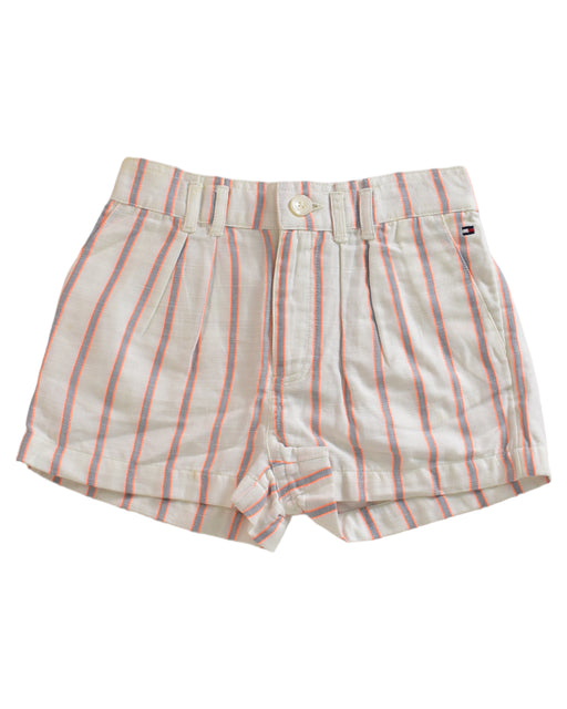 A White Shorts from Tommy Hilfiger in size 4T for girl. (Front View)