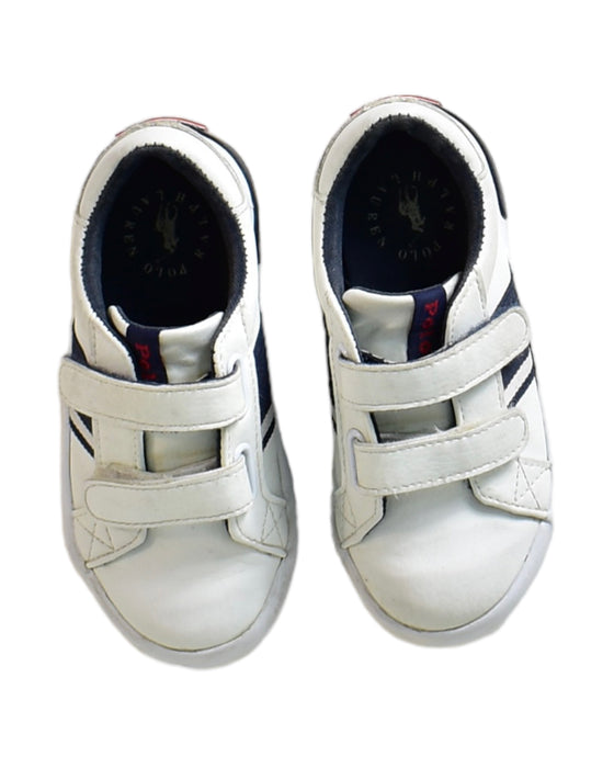 A White Sneakers from Polo Ralph Lauren in size 3T for neutral. (Back View)