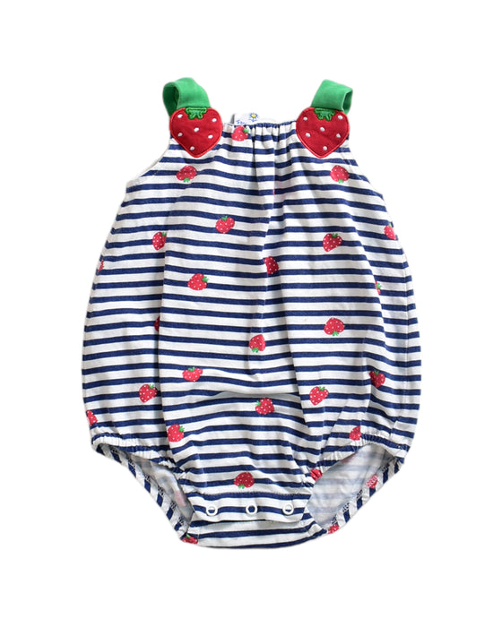 A Blue Long Sleeve Bodysuits from Florence Eiseman in size 6-12M for girl. (Front View)