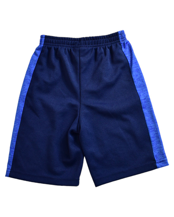 A Navy Shorts from Marvel in size 6T for boy. (Back View)