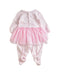 A Pink Long Sleeve Jumpsuits from Monnalisa in size 6-12M for girl. (Back View)