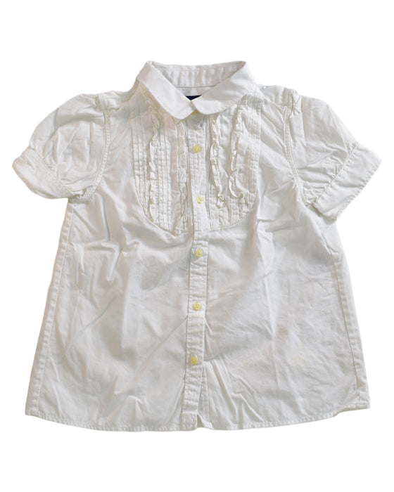 A White Shirts from Ralph Lauren in size 5T for girl. (Front View)