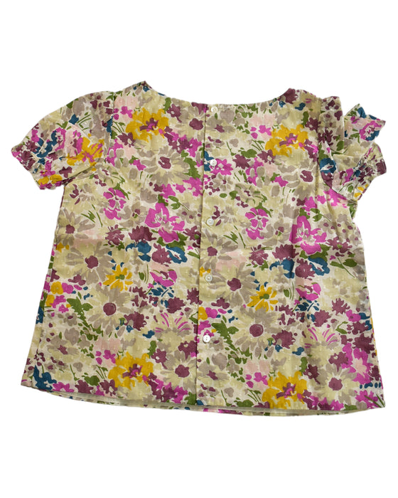 A Multicolour Short Sleeve Tops from Bonpoint in size 6T for girl. (Back View)