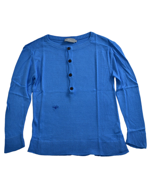 A Blue Cardigans from Dior in size 6T for boy. (Front View)