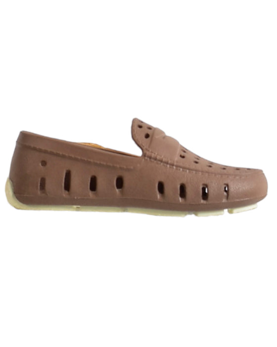 A Brown Loafers & Moccasins from Floafers in size 12-18M for boy. (Front View)