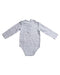 A Grey Long Sleeve Bodysuits from Cyrillus in size 18-24M for boy. (Back View)