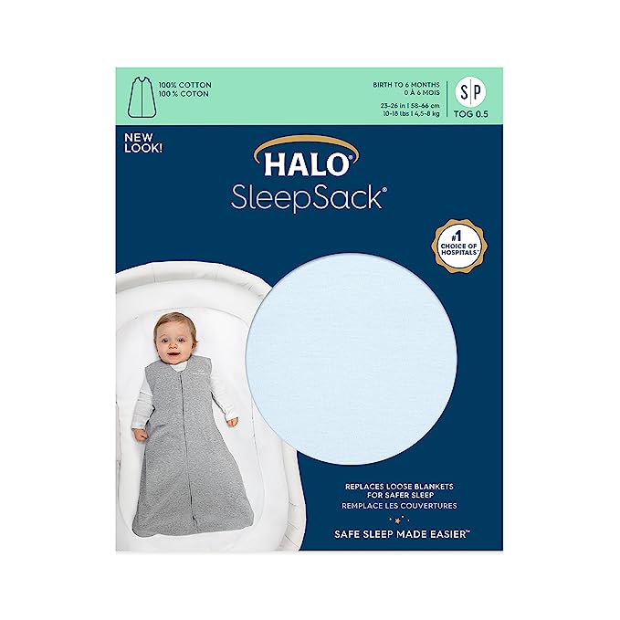 A Blue Sleepsacs from HALO in size 6-12M for boy. 