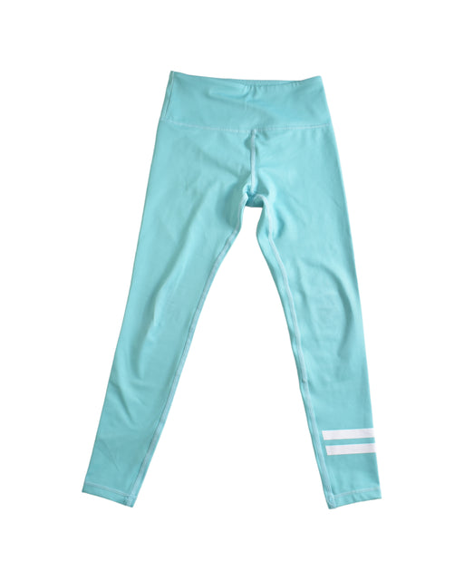 A Teal Leggings from Flexi Lexi in size 10Y for girl. (Front View)