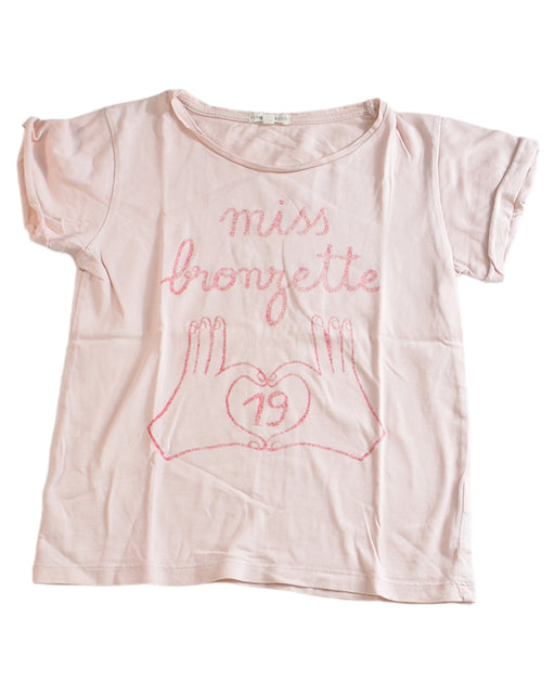 A Pink Short Sleeve T Shirts from Hundred Pieces in size 10Y for girl. (Front View)