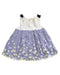 A Blue Sleeveless Dresses from Mayoral in size 6-12M for girl. (Front View)