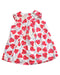 A White Sleeveless Dresses from Catimini in size 3-6M for girl. (Front View)