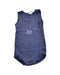 A Blue Rompers from Petit Bateau in size 3-6M for girl. (Front View)