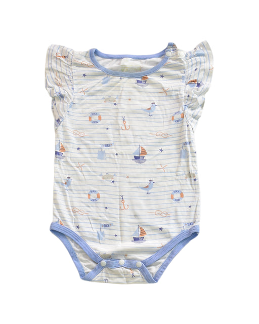 A White Rompers from CIGOGNE Bébé in size 6-12M for girl. (Front View)