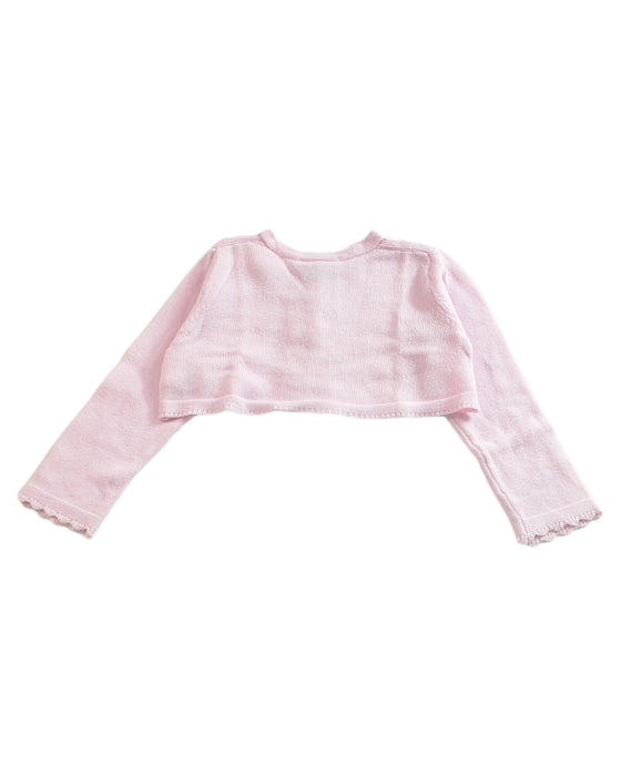 A Pink Cardigans from Fun & Fun in size 3-6M for girl. (Back View)