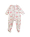 A White Onesies from Petit Bateau in size 12-18M for girl. (Front View)