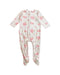 A White Onesies from Petit Bateau in size 12-18M for girl. (Back View)