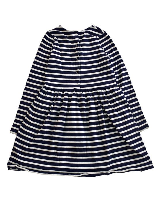 A White Long Sleeve Dresses from Petit Bateau in size 10Y for girl. (Back View)