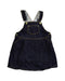 A Black Overall Dresses from Petit Bateau in size 18-24M for girl. (Front View)