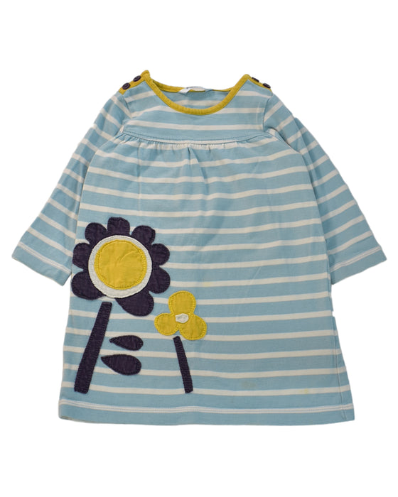 A Blue Long Sleeve Dresses from Boden in size 6-12M for girl. (Front View)