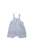 A Blue Overall Shorts from Bout'Chou in size 12-18M for girl. (Front View)