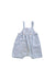 A Blue Overall Shorts from Bout'Chou in size 12-18M for girl. (Back View)