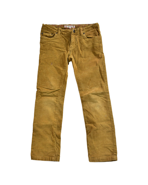 A Brown Casual Pants from Bonpoint in size 6T for boy. (Front View)