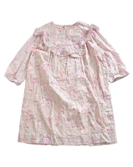 A Pink Long Sleeve Dresses from Bonpoint in size 10Y for girl. (Front View)