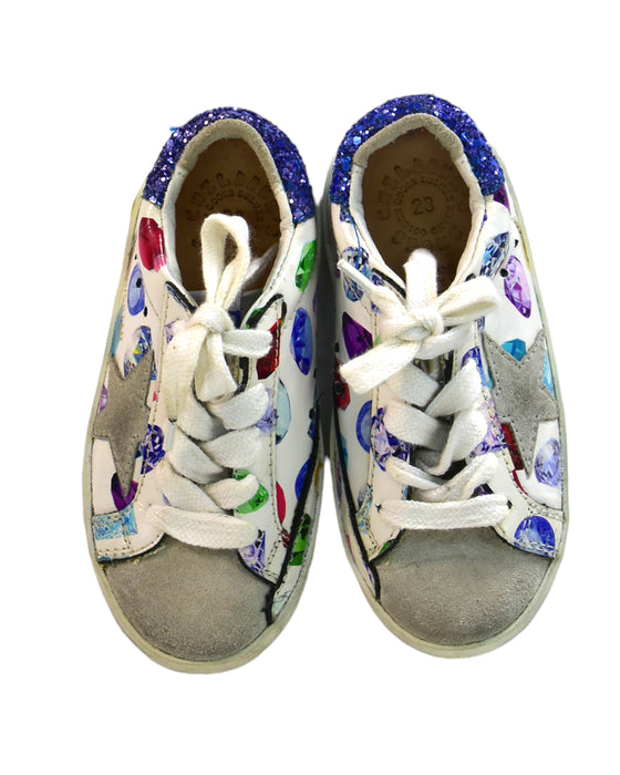 A Multicolour Sneakers from Golden Goose in size 18-24M for girl. (Back View)