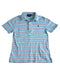 A Blue Short Sleeve Polos from Polo Ralph Lauren in size 6T for boy. (Front View)