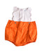 A Orange Bodysuits from Jacadi in size 3-6M for girl. (Front View)