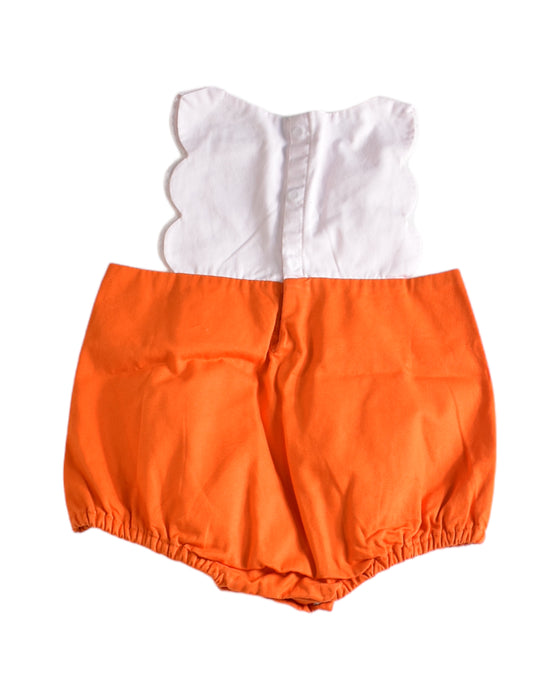 A Orange Bodysuits from Jacadi in size 3-6M for girl. (Back View)