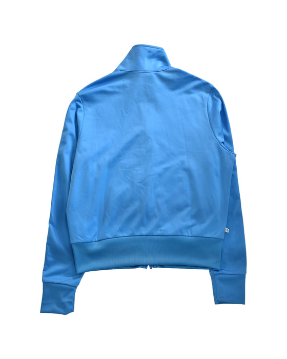 A Blue Lightweight Jackets from Adidas in size 14 for neutral. (Back View)