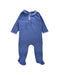 A Blue Long Sleeve Jumpsuits from Chateau de Sable in size 3-6M for neutral. (Front View)