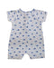 A White Short Sleeve Rompers from Kissy Kissy in size 3-6M for neutral. (Back View)