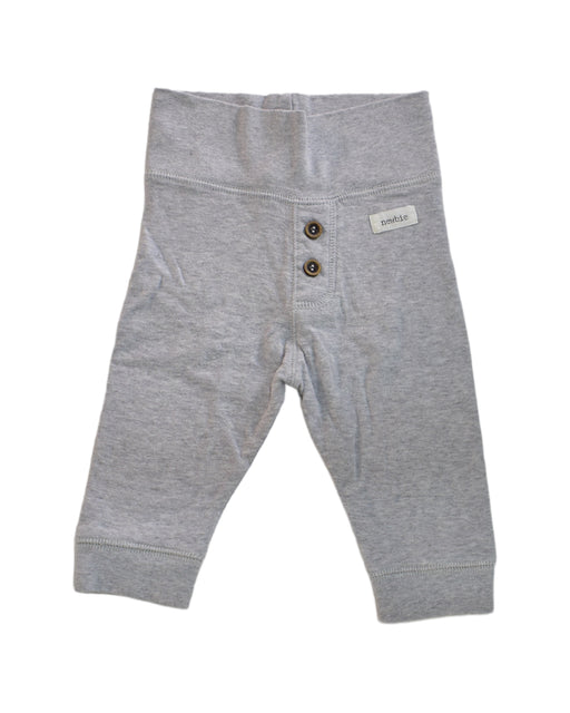 A Grey Leggings from Newbie in size 0-3M for girl. (Front View)