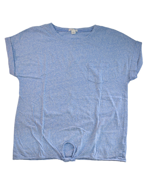 A Blue Short Sleeve T Shirts from Crewcuts in size 14Y for girl. (Front View)