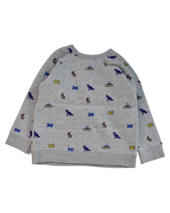 A Grey Crewneck Sweatshirts from Bonpoint in size 2T for boy. (Back View)