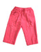 A Red Casual Pants from Petit Bateau in size 6-12M for girl. (Front View)