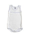 A White Long Sleeve Bodysuits from Petit Bateau in size 0-3M for boy. (Front View)