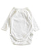 A White Long Sleeve Bodysuits from Petit Bateau in size 0-3M for neutral. (Front View)