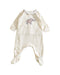 A White Long Sleeve Jumpsuits from Jacadi in size 0-3M for neutral. (Front View)