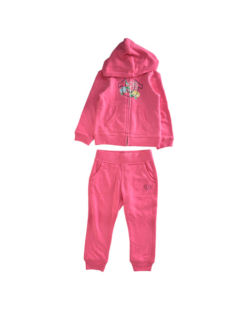 A Pink Pants Sets from True Religion in size 18-24M for girl. (Front View)