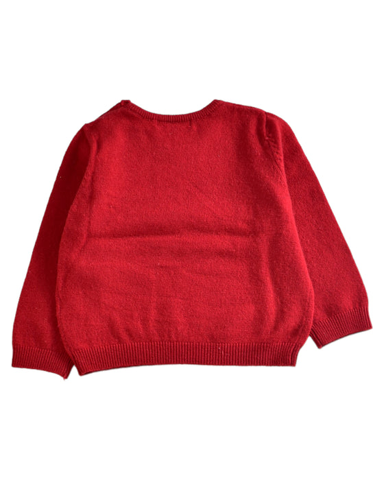 A Red Knit Sweaters from Marie Chantal in size 12-18M for neutral. (Back View)