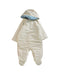 A White Long Sleeve Jumpsuits from CdeC in size 6-12M for neutral. (Front View)