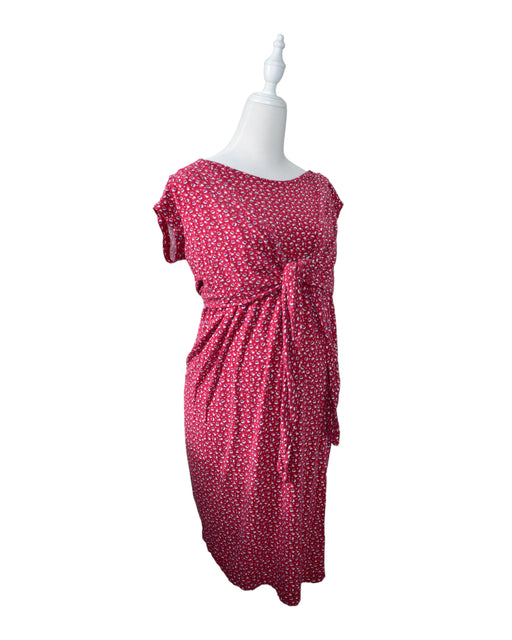 A Pink Long Sleeve Dresses from Jojo Maman Bébé in size S for maternity. (Front View)